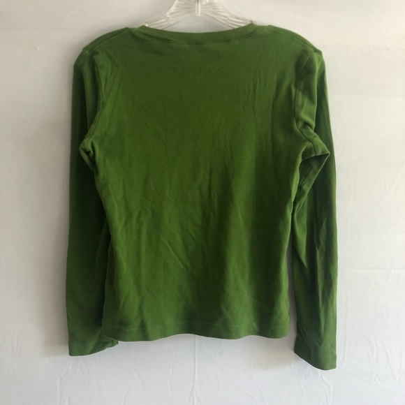 Green vneck - Picture 3 of 3